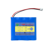 Rechargeable 14.8V 18650 Li-ion Battery Pack (4S1P, 2600–3200mAh) with Built-in PCM Protection, Multiple Connector Options