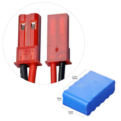 Akumulator o dużej pojemności 14,8 V 18650 (4S3P), akumulator wielokrotnego ładowania 4,5–9Ah