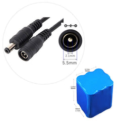 11.1V 7.8Ah Li-ion Battery Pack (3S3P 18650) for LED Lights/Router/DIY