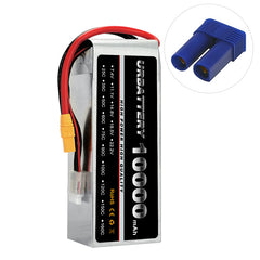 10.000mAh 22,2V 6S 60C LiPo-batteripakke med EC5-stik - Extreme Power-serien