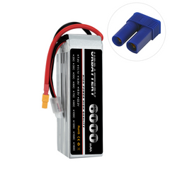 22.2V 6S 6000mAh 60C LiPo-batteri (XT90) til RC-fly, helikopter og 1/8-skala RC-køretøjer