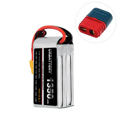 14.8V 4S 1350mAh 100C Batteria LiPo ad alto scarico (XT60) — Pro Power Pack per quad FPV Racing e Freestyle