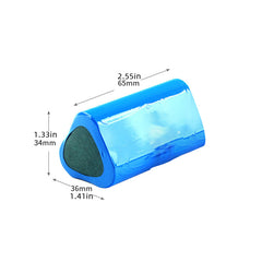 18650 1S3P 3.7V 9600mAh Li-ion baterie s BMS pro POS terminál a LED světla