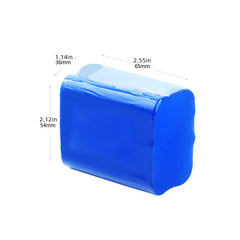 11,1 V 18650 3S2P 6400 mAh 18650 Lithium-Ionen Li-ion wiederaufladbarer Akku-Pack