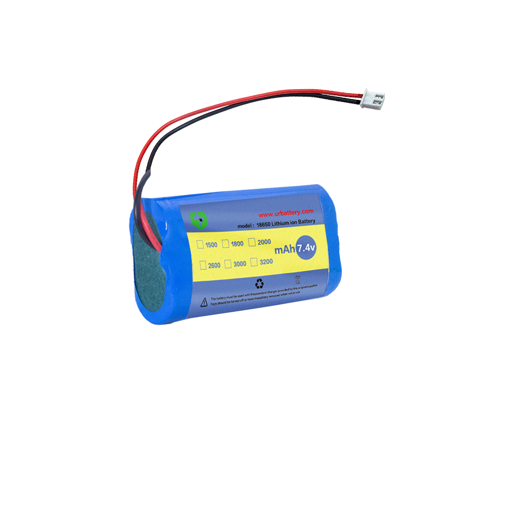 2S1P 7.4V 3200MAH 18650 Lithium-Akkupack mit PCM