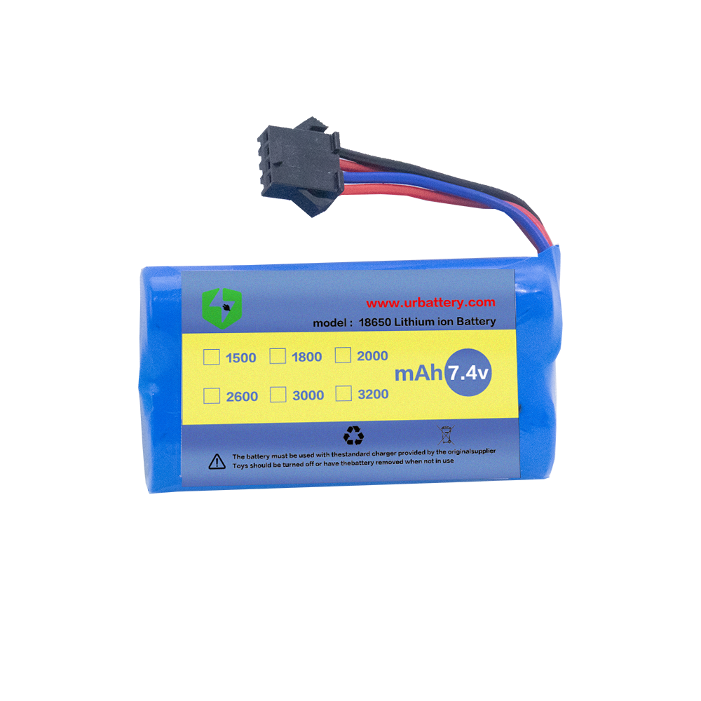 2S1P 7.4V 3200MAH 18650 Lithium-Akkupack mit PCM