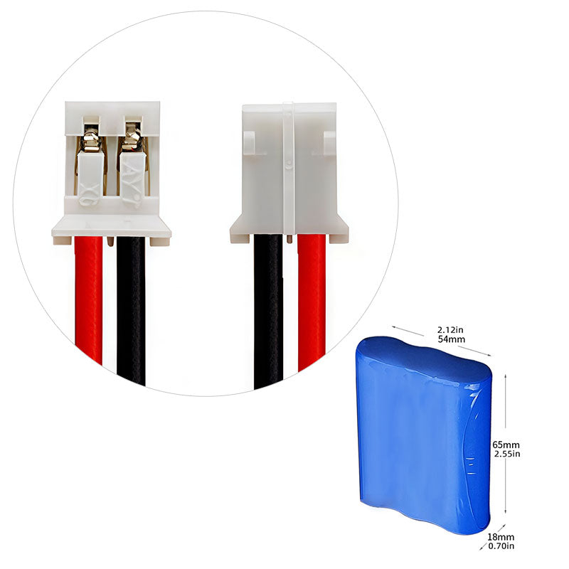 18650 1S3P 3.7V 9600mAh Li-ion baterie s BMS pro POS terminál a LED světla