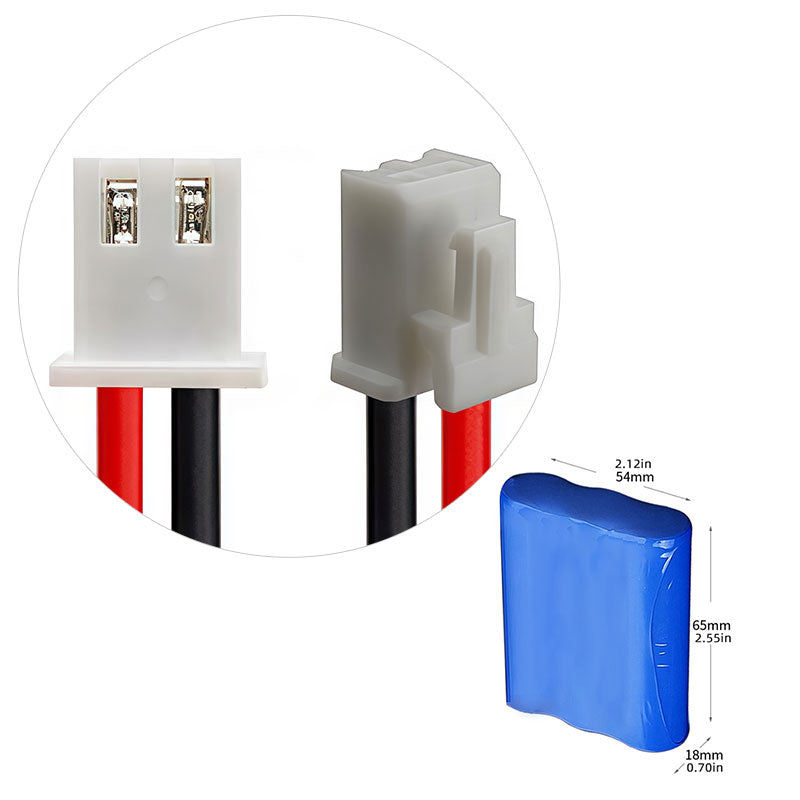 18650 1S3P 3.7V 9600mAh Li-ion baterie s BMS pro POS terminál a LED světla