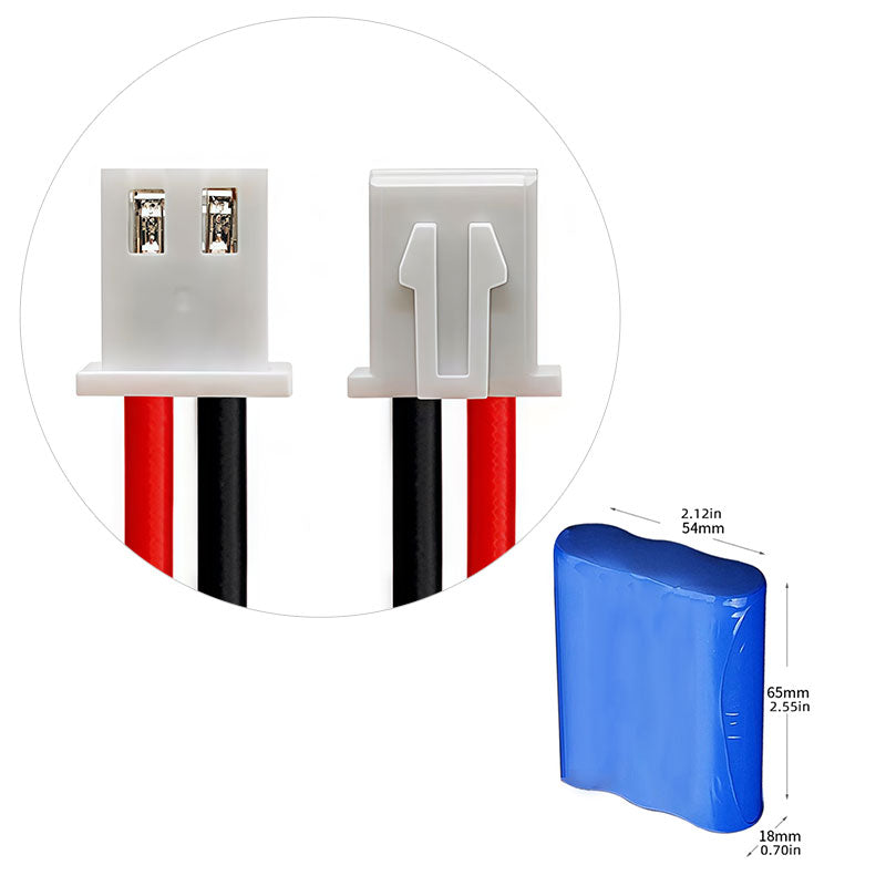 18650 1S3P 3.7V 9600mAh Li-ion baterie s BMS pro POS terminál a LED světla