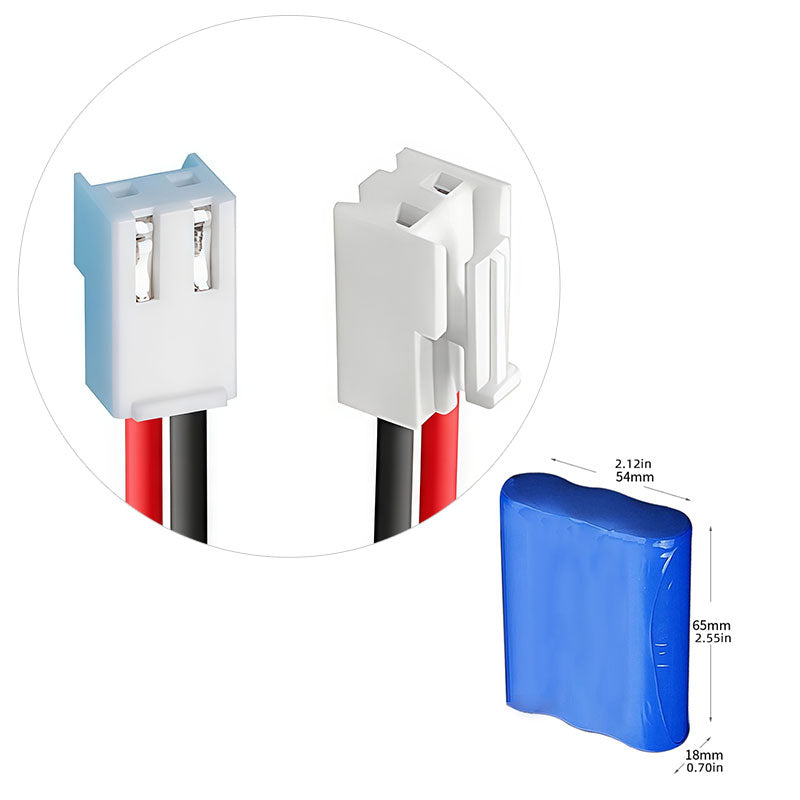 18650 1S3P 3.7V 9600mAh Li-ion baterie s BMS pro POS terminál a LED světla