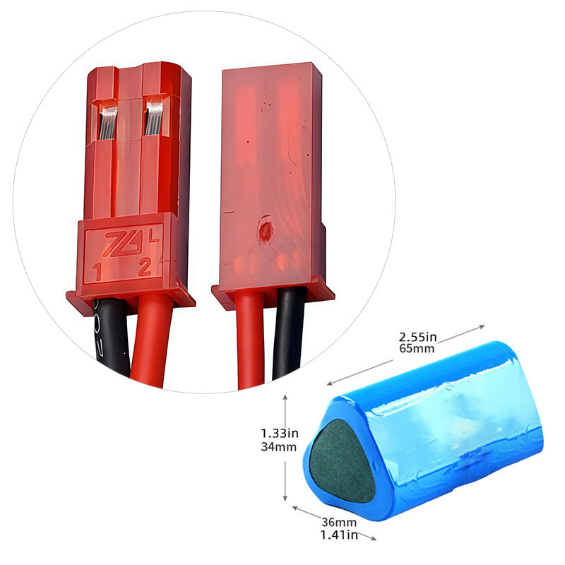 18650 1S3P 3.7V 9600mAh Li-ion baterie s BMS pro POS terminál a LED světla