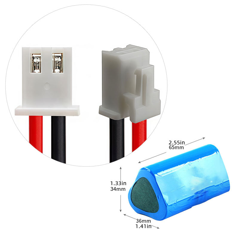 18650 1S3P 3.7V 9600mAh Li-ion baterie s BMS pro POS terminál a LED světla