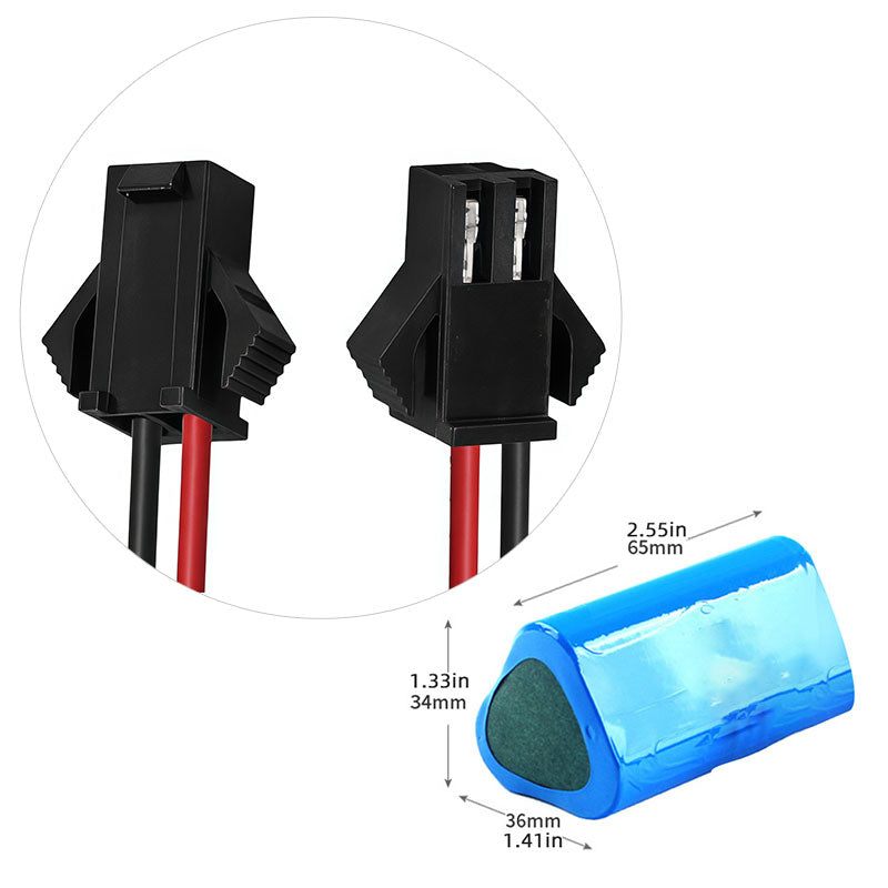 18650 1S3P 3.7V 9600mAh Li-ion baterie s BMS pro POS terminál a LED světla