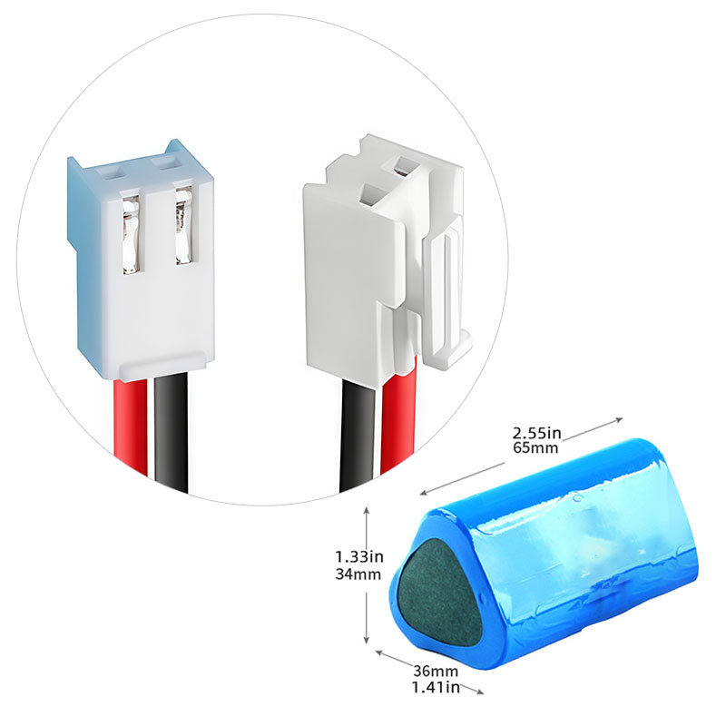 18650 1S3P 3.7V 9600mAh Li-ion baterie s BMS pro POS terminál a LED světla