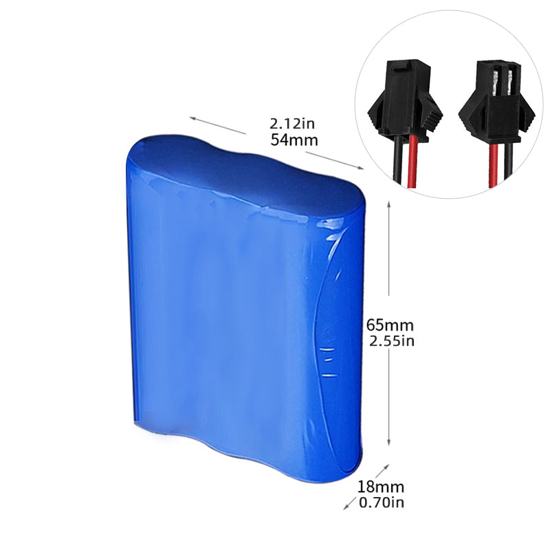 12V Li-Ion 18650 Lithium-Ionen wiederaufladbarer Akku-Pack 3S1P 11,1V 12,6V Akku-Pack