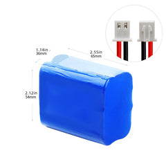 11,1 V 18650 3S2P 6400 mAh 18650 Lithium-Ionen Li-ion wiederaufladbarer Akku-Pack