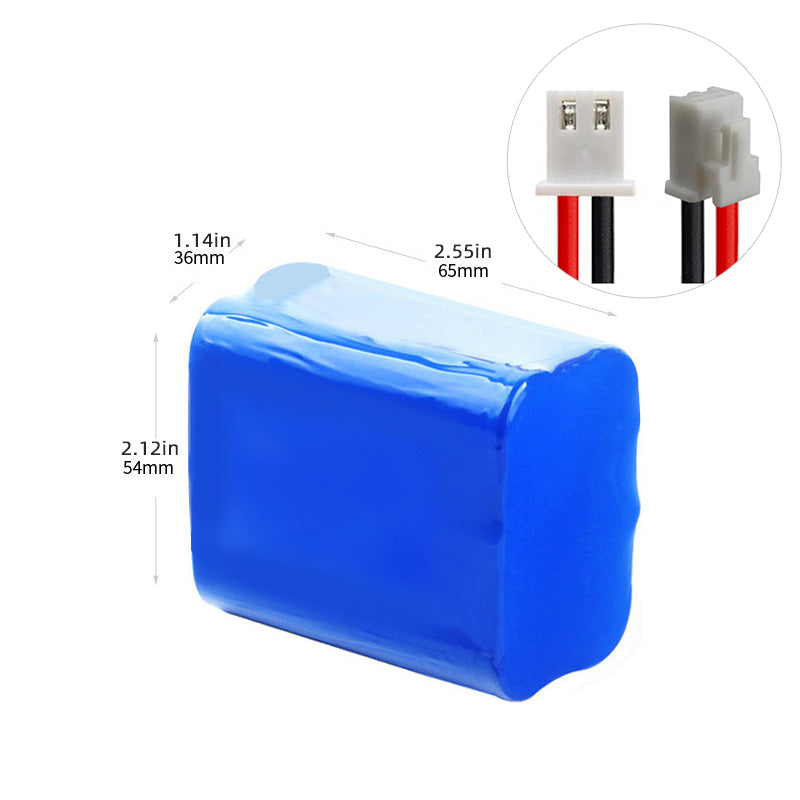 11,1 V 18650 3S2P 6400 mAh 18650 Lithium-Ionen Li-ion wiederaufladbarer Akku-Pack