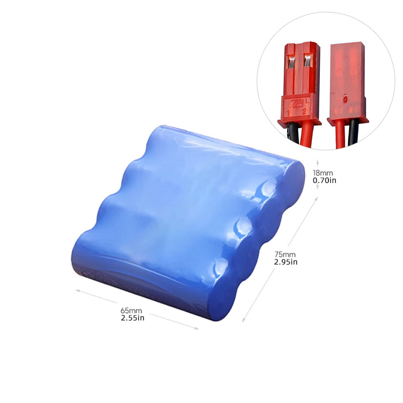 7,4 V 2S2P Li-Ion Akku-Pack 18650 Wiederaufladbarer Ersatzakku