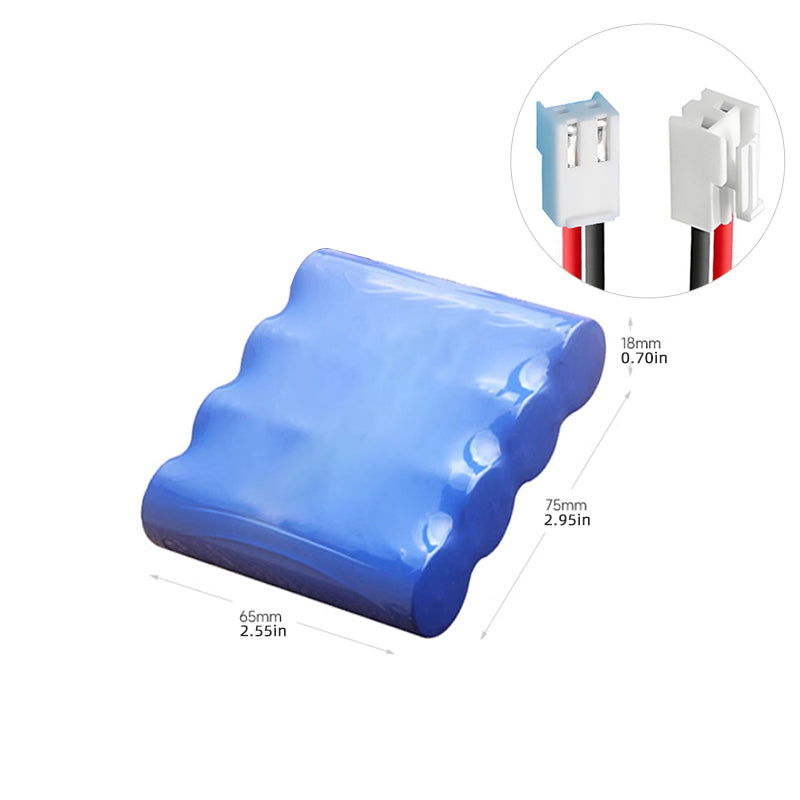 7,4 V 2S2P Li-Ion Akku-Pack 18650 Wiederaufladbarer Ersatzakku