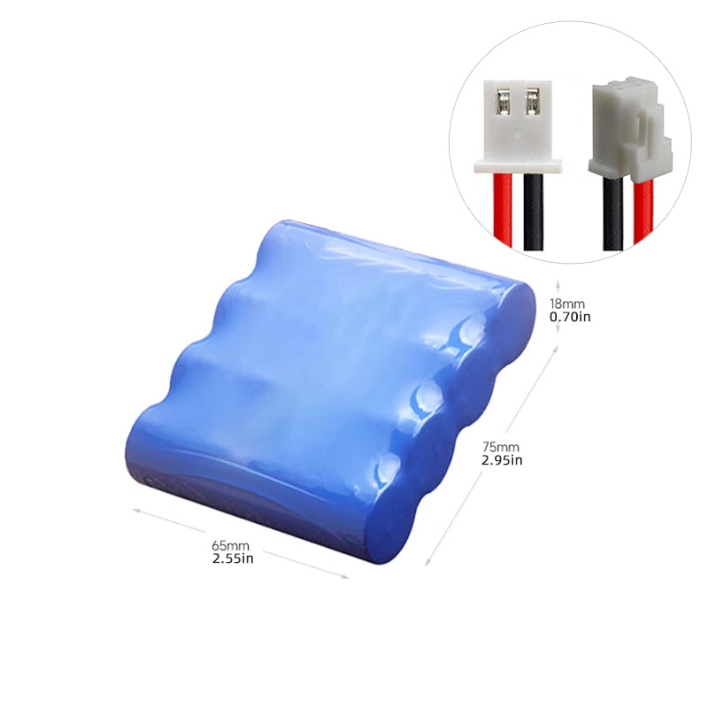 7,4 V 2S2P Li-Ion Akku-Pack 18650 Wiederaufladbarer Ersatzakku
