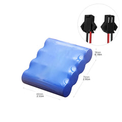 7,4 V 2S2P Li-Ion Akku-Pack 18650 Wiederaufladbarer Ersatzakku