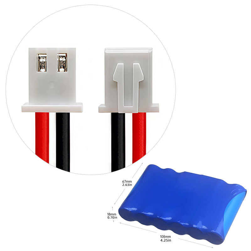 2S3P 7,4 V 9600mAh 18650 Lithium-iontová dobíjecí baterie