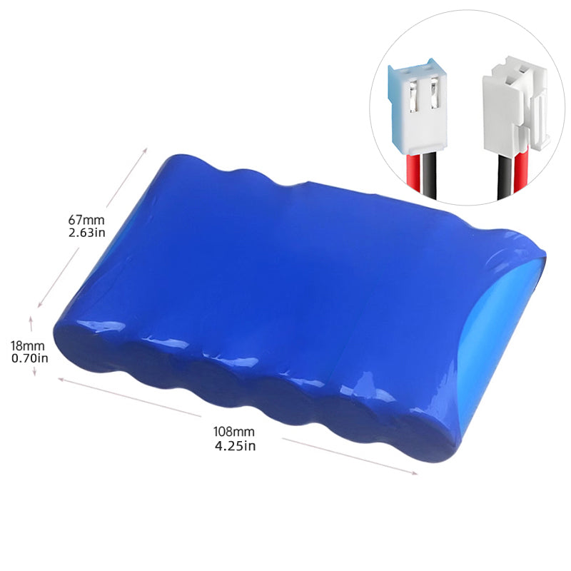 2S3P 7,4V 9600mAh 18650 Lithium-Ionen wiederaufladbare Batterie