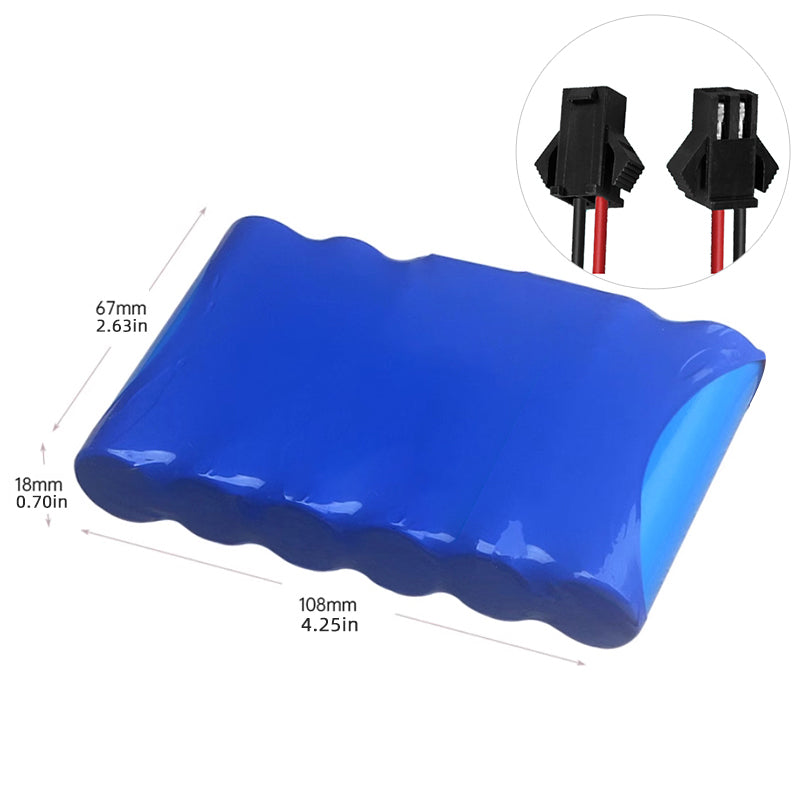 2S3P 7,4V 9600mAh 18650 Lithium-Ionen wiederaufladbare Batterie