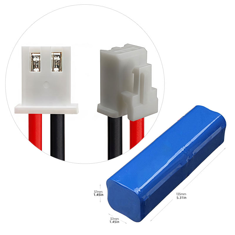 Lithiumová baterie 18650 7,4 V velkokapacitní bateriový pack 8,4 V přenosná lampa čtyři paralelně dva v sérii 8 článků určený pro Bluetooth audio