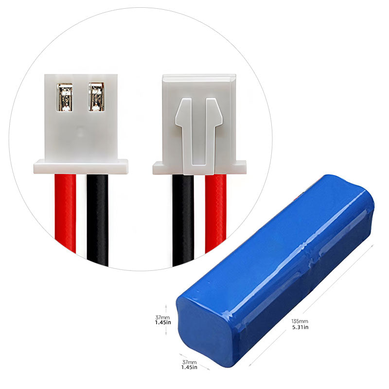 Lithiumová baterie 18650 7,4 V velkokapacitní bateriový pack 8,4 V přenosná lampa čtyři paralelně dva v sérii 8 článků určený pro Bluetooth audio