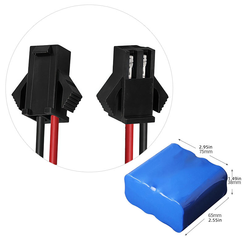 Lithiumová baterie 18650 7,4 V velkokapacitní bateriový pack 8,4 V přenosná lampa čtyři paralelně dva v sérii 8 článků určený pro Bluetooth audio