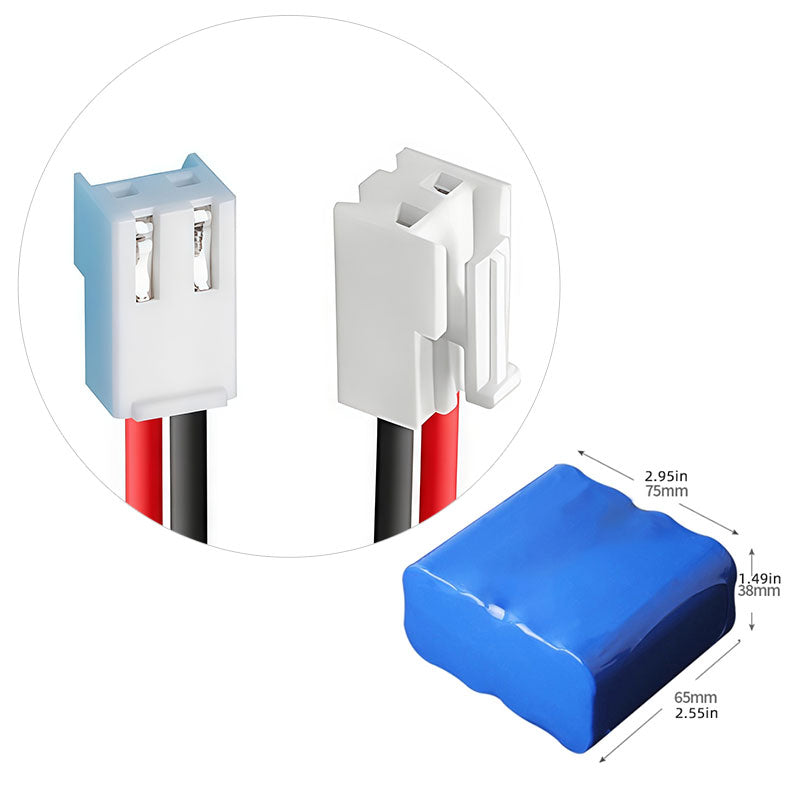 Lithiumová baterie 18650 7,4 V velkokapacitní bateriový pack 8,4 V přenosná lampa čtyři paralelně dva v sérii 8 článků určený pro Bluetooth audio