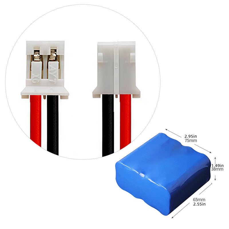 Lithiumová baterie 18650 7,4 V velkokapacitní bateriový pack 8,4 V přenosná lampa čtyři paralelně dva v sérii 8 článků určený pro Bluetooth audio
