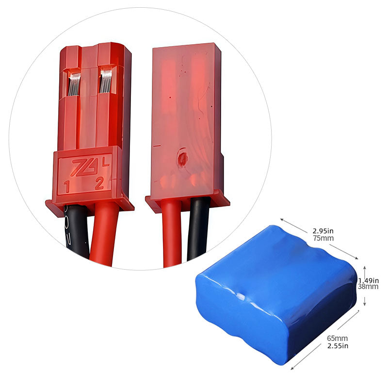 Lithiumová baterie 18650 7,4 V velkokapacitní bateriový pack 8,4 V přenosná lampa čtyři paralelně dva v sérii 8 článků určený pro Bluetooth audio