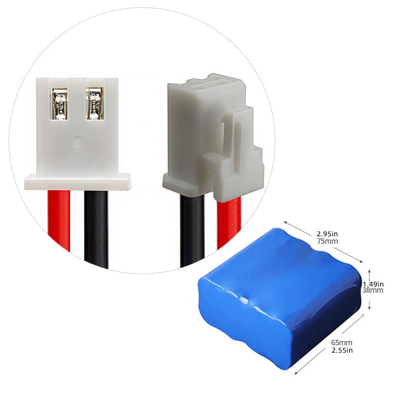 Lithiumová baterie 18650 7,4 V velkokapacitní bateriový pack 8,4 V přenosná lampa čtyři paralelně dva v sérii 8 článků určený pro Bluetooth audio
