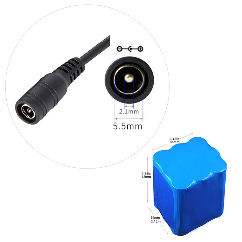 11,1 V 7,8 Ah Li-ion-akku (3S3P 18650) LED-valoihin/reitittimeen/tee-se-itse-projekteihin