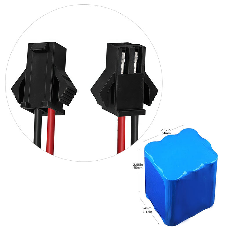 11,1 V 7,8 Ah Li-ion-akku (3S3P 18650) LED-valoihin/reitittimeen/tee-se-itse-projekteihin