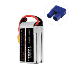 11.1V 3S 1350mAh 60C Graphene LiPo-akku XT60-liittimellä FPV-kilpadroonille, kvadrokopterille, RC-autoon, veneeseen ja lentokoneeseen