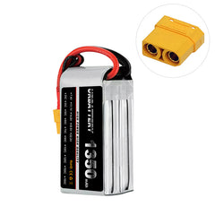 22,2V 6S 1350mAh 100C LiPo-Akku mit XT60-Anschluss für RC-FPV-Renn-Drohne Quadcopter