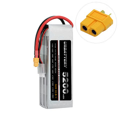 5200mAh 4S 14,8 V LiPo pack, 35C/50C/70C/100C – dlouhá výdrž & silný nástup pro RC auta/trucky/letadla/drony (JST-XH balanční konektor, články třídy A)
