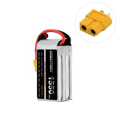 LiPo akumulátor 2S 1500mAh 7,4V (25C–120C) s konektorem Deans T, Soft Pack, pro FPV drony a RC auta/lodě/letadla